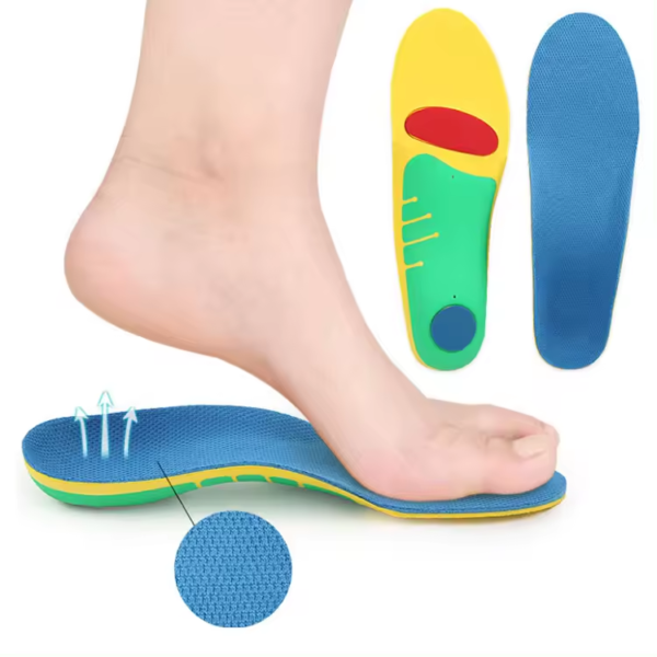 1 (1) 3-Layer EVA Cushion TPU High Arch Support Orthopedic Insole