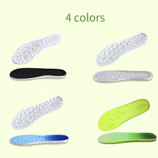 1784274321127683 High Running Athletic Gel Insoles Super Soft PU Foam Cuttable Plantar Fasciitis Strong Arch Support 5D Sports Unisex