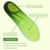 1784274321399279 High Running Athletic Gel Insoles Super Soft PU Foam Cuttable Plantar Fasciitis Strong Arch Support 5D Sports Unisex