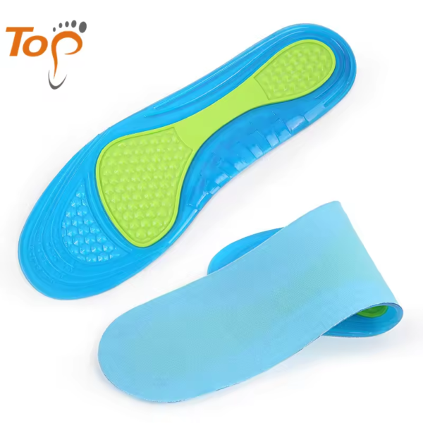 1D233090AF687780DC07BA1AD1A3E45A Men's and Women's Soft and Comfortable Shock-absorbing Plantar Fasciitis TPE Basketball Sports Massage Gel Insoles