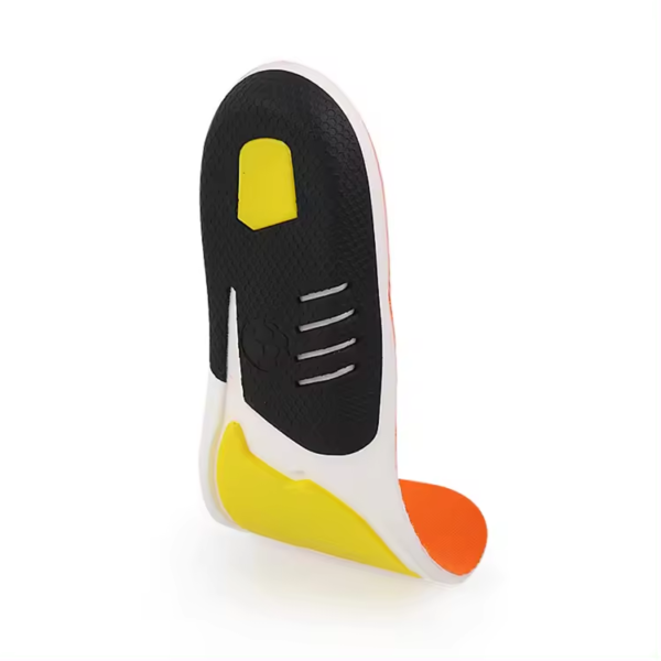 21196bdc8c36e145dd7655edaf93bb82 3 Layers Shock Absorption Sports Running Basketball PU Orthotic Plantar Fasciitis Arch Support Insoles