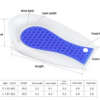Honeycomb Heel Pain Relief Pad U-shaped Invisible Cups Sports Heightened Insole Silicone Heel Cushion