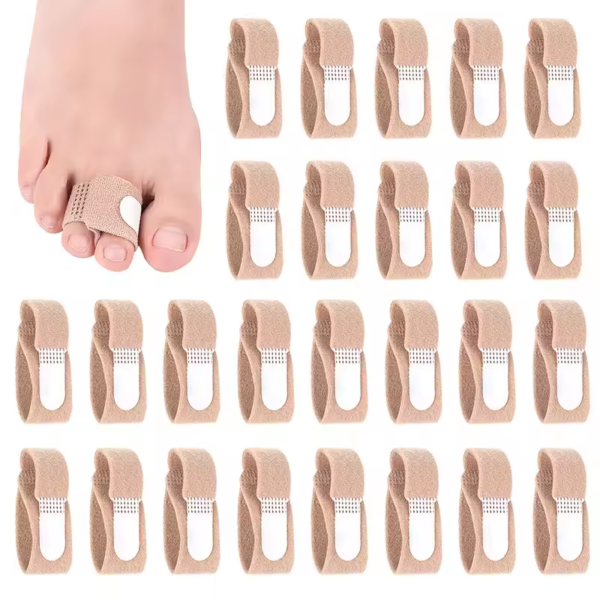 Adjustable Day and Night Bandage Elastic Fabric Toe Overlap Hallux Valgus Bunion Corrector Finger Splint Toe Separator