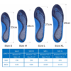 PU Foam Soft and Comfortable Shock Absorption Orthopedic Plantar Fasciitis TPU Arch Support Insole