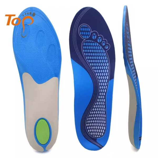 PU Foam Soft and Comfortable Shock Absorption Orthopedic Plantar Fasciitis TPU Arch Support Insole
