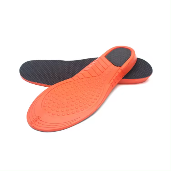 Customized Sports Shoes Shock Absorption Massage PU Foam Plantar Fasciitis Insoles