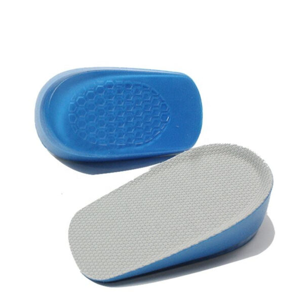 Dongguan-Topinsole-Commodity-Limited (1) Unisex Height Increase Insoles PU Gel Foam Mesh Textile Breathable Heel Cushions 1.5cm 2.5cm 3.5cm 2-Piece Shoe Inserts