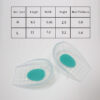 New Honeycomb Shock Absorption to Relieve Plantar Fasciitis Silicone Insoles Heel Cushion Pads