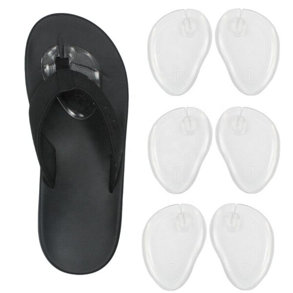 Wholesale Custom China Insole Gel Anti-Wear Anti-Skid Forefoot Pads Flip Flops