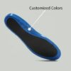 Arch Support PU Insole Anti-slip Deodorizing Shock Absorbing Sports 1MM Thickness Carbon Fiber Insole
