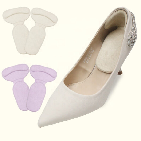 Anti-Slip High Heel Cushion Inserts Soft Silicone Gel Heel Grips for Loose Shoes Heel Blister Protection