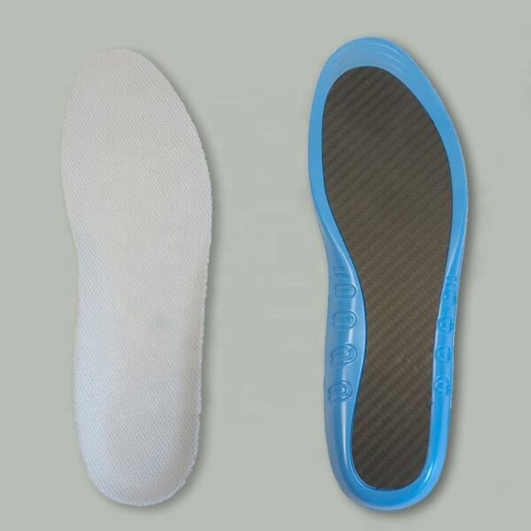 Arch Support PU Insole Anti-slip Deodorizing Shock Absorbing Sports 1MM Thickness Carbon Fiber Insole