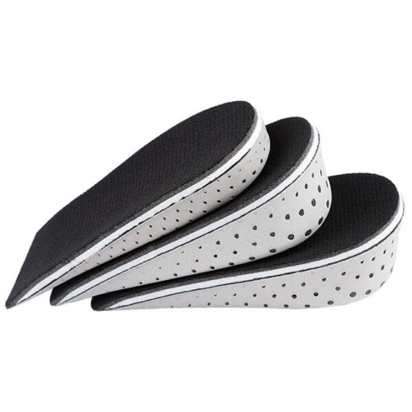 Slow Rebound Invisible Breathable EVA Half Size Heel Pad 2cm 3cm 4cm Height Increasing Insoles