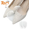 Ladies Thickened High Heel Anti-Pain Transparent Gel Non-Slip Massage Insole Forefoot Pad