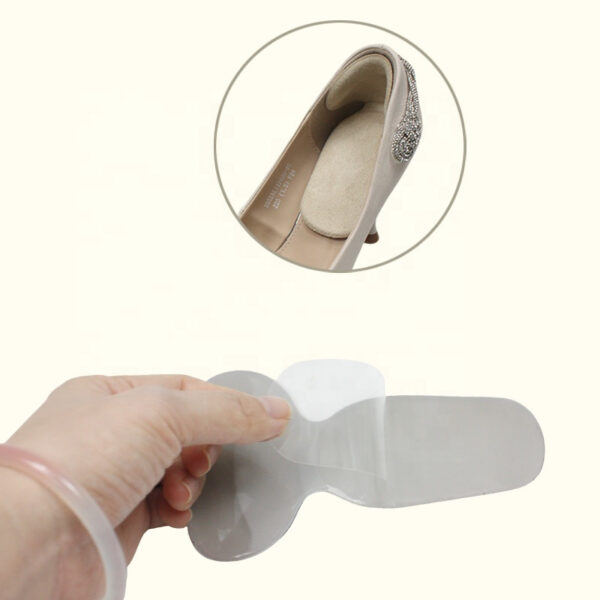 Anti-Slip High Heel Cushion Inserts Soft Silicone Gel Heel Grips for Loose Shoes Heel Blister Protection