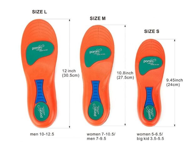 Dongguan-Topinsole-Commodity-Limited (4) Men's Comfort Shoe Insoles, Soft Sole Sweat Insoles with Shock Absorption, Full Cushion, Flat Arch, Memory Foam and EVA Material