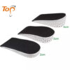 Slow Rebound Invisible Breathable EVA Half Size Heel Pad 2cm 3cm 4cm Height Increasing Insoles