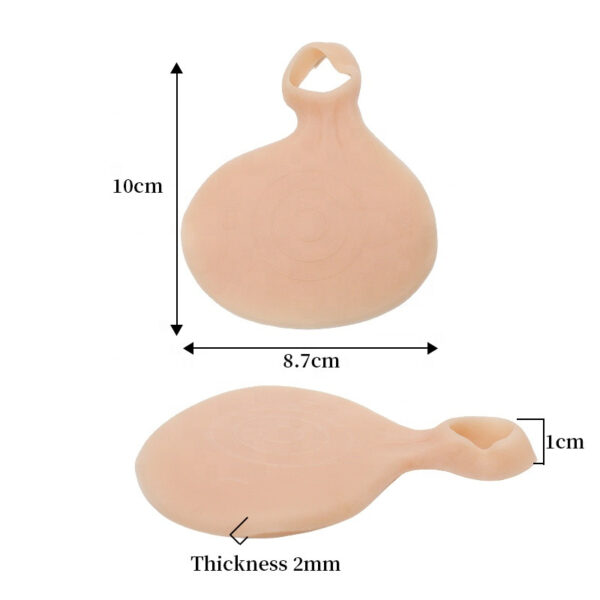 Foot Care Insole Gel Material Metatarsal Pad Single Hole Forefoot Pad