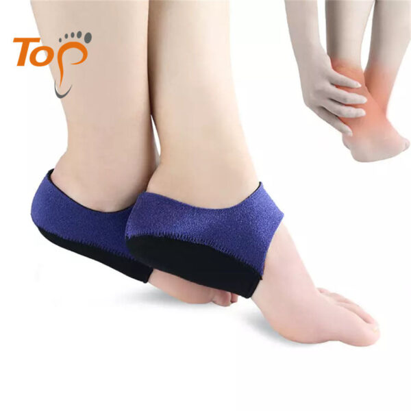 Dongguan-Topinsole-Commodity-Limited (5) High Quality Foot Care Heel Support Protect Cushion Socks Sleeve Gel Insosle Pads Heel Protectors