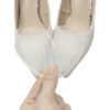 Ladies Thickened High Heel Anti-Pain Transparent Gel Non-Slip Massage Insole Forefoot Pad