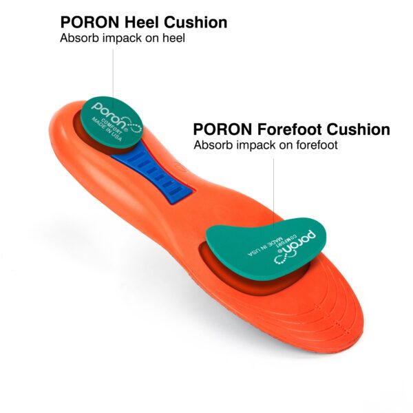 Dongguan-Topinsole-Commodity-Limited (8) Men's Comfort Shoe Insoles, Soft Sole Sweat Insoles with Shock Absorption, Full Cushion, Flat Arch, Memory Foam and EVA Material