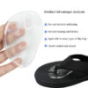 Wholesale Custom China Insole Gel Anti-Wear Anti-Skid Forefoot Pads Flip Flops