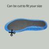 Arch Support PU Insole Anti-slip Deodorizing Shock Absorbing Sports 1MM Thickness Carbon Fiber Insole