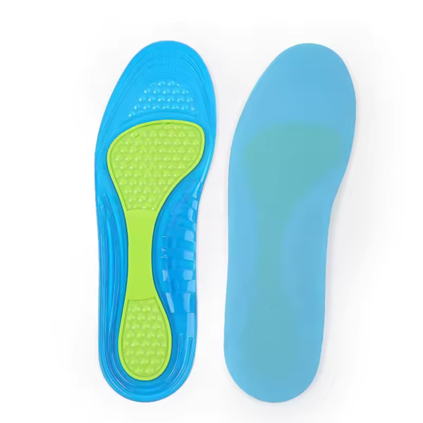 F21EA9B87CBD3C6B75B71BF0F2D273EF Men's and Women's Soft and Comfortable Shock-absorbing Plantar Fasciitis TPE Basketball Sports Massage Gel Insoles