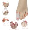 H06fd3c6057f34ecf83e7fcb6f7a420eer Wholesale Custom Gel Toe Separator Tube Hallux Valgus Care Pain Relief Toe Protector Bunion Corrector