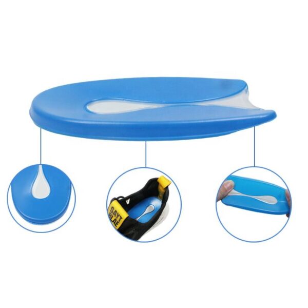 China Cheap U-Shape Shoe Insoles Height Increase Foot Care Pain Relief Sticky Heel Cups Gel Heel Pads
