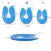 China Cheap U-Shape Shoe Insoles Height Increase Foot Care Pain Relief Sticky Heel Cups Gel Heel Pads