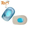Men's and Women's Gel Blue Wear-resistant Non-slip Insoles Sports Leisure Soft Basketball Shock-absorbing Heel Cushion Pads