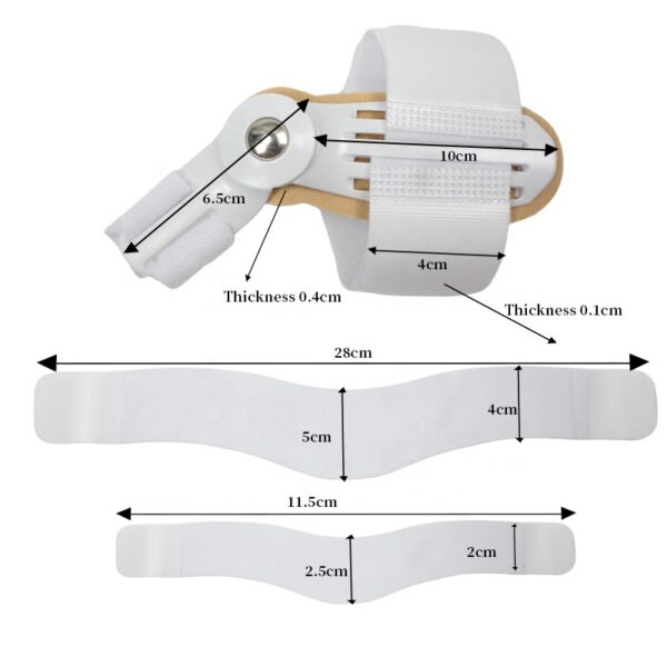 H15034ea6bc8b45918b5618f847f536ee0 Men's and Women's Feet Straightener Adjustable Band Hallux Valgus Bunion Corrector Pedicure Big Toe Separator