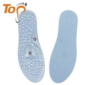H23fe741a11ea4e569f09de07257427116(1) New Pebble Magnet Sports Running Arch Support Insoles PU GEL Comfort Massage Insoles
