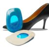 Men's and Women's Gel Blue Wear-resistant Non-slip Insoles Sports Leisure Soft Basketball Shock-absorbing Heel Cushion Pads