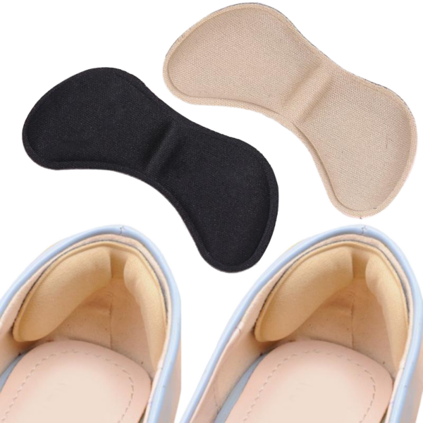 H33fc7e2f4b8f420ba6e2b43e864e91f3U 4D Comfort Self-Adhesive Heel Insoles Gel Protector Liner Pads and Cushion Inserts Heel Grips for Men and Women Arch Supports