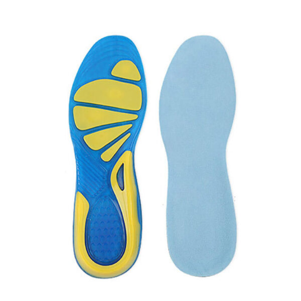 High Quality Washable Sports comfort Shock Absorbing Gel Insole