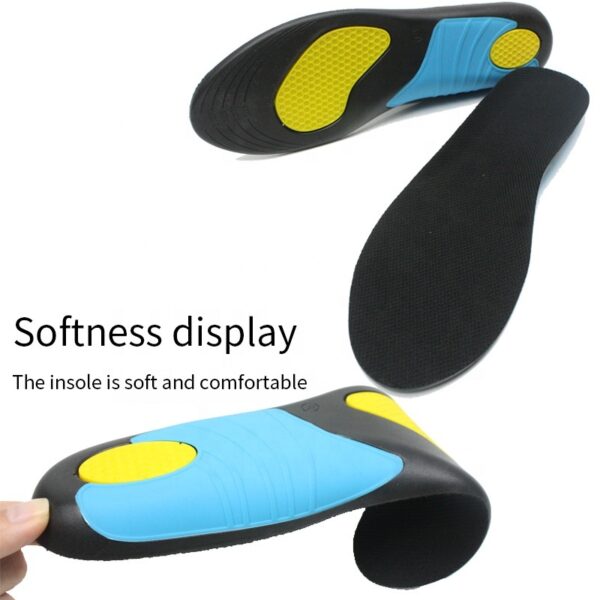 Wholesale Custom PU Soft Comfort Basketball Running TPU Cushioning Arch Support Sports Insoles