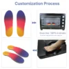 Adjustable Heated Moldable Insoles Custom Orthotics PU Eva Shoe Insoles Insert Flat Feet High Arch Orthotic Insoles