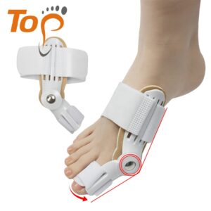H77ebd41b6eec4ac282b26e1624cd02a2v Men's and Women's Feet Straightener Adjustable Band Hallux Valgus Bunion Corrector Pedicure Big Toe Separator