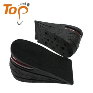 H8f524244bb3b46a69c0f2857616950238 Adjustable Half air Cushion Boosting Shoes Lifts Products 3 Layers 6cm Shock Absorption Heel Elevator Height Increasing Insoles