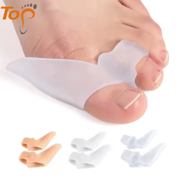 H9984f919c84d4f55a8b575f0352943707 Medical Gel Bunion Corrector Straighteners Hallux Valgus Orthosis Big Toe Separator