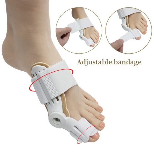 Hbcb3c3b7129c4a54980ee3c604f102e12 Men's and Women's Feet Straightener Adjustable Band Hallux Valgus Bunion Corrector Pedicure Big Toe Separator