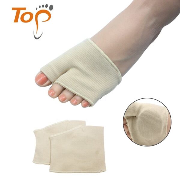 Hc81a2c9065f44cba90a1ce2ccb8d3f4c4 Thickened Forefoot Super Soft Thumb Protector Hallux Valgus Bunion Corrector Embedded Silicone Toe Separator Socks Forefoot Pad