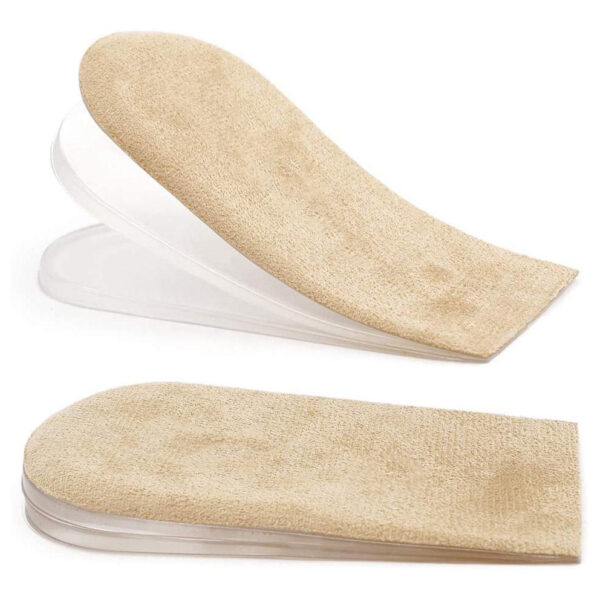 Hcb7cde4e3eb1401d82acd746d49b422bb Unisex Free Adjustment Silicone Insole Heightght Heel Pad Height Increasing Insoles for Shoe Insert