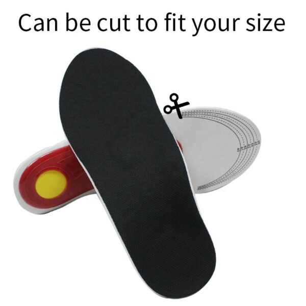 Premium Arch Support Insoles Orthotic EVA Comfort Pad for Women and Men with High Arch Flat Feet Foot Pain Relief