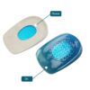 Men's and Women's Gel Blue Wear-resistant Non-slip Insoles Sports Leisure Soft Basketball Shock-absorbing Heel Cushion Pads