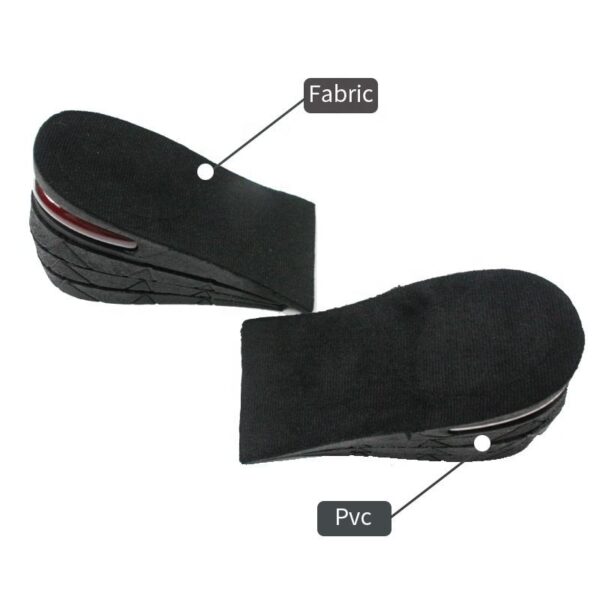 Adjustable Half air Cushion Boosting Shoes Lifts Products 3 Layers 6cm Shock Absorption Heel Elevator Height Increasing Insoles