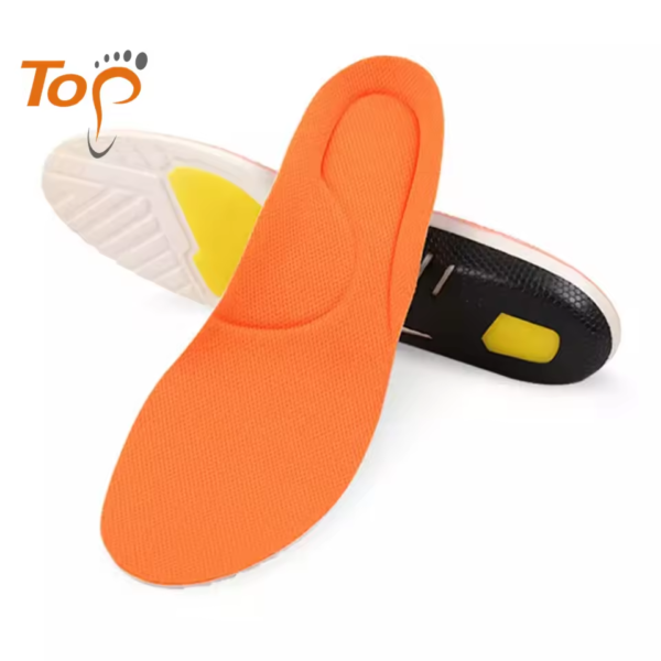 c96738ea48af7fde24c6f40a9b05982f 3 Layers Shock Absorption Sports Running Basketball PU Orthotic Plantar Fasciitis Arch Support Insoles