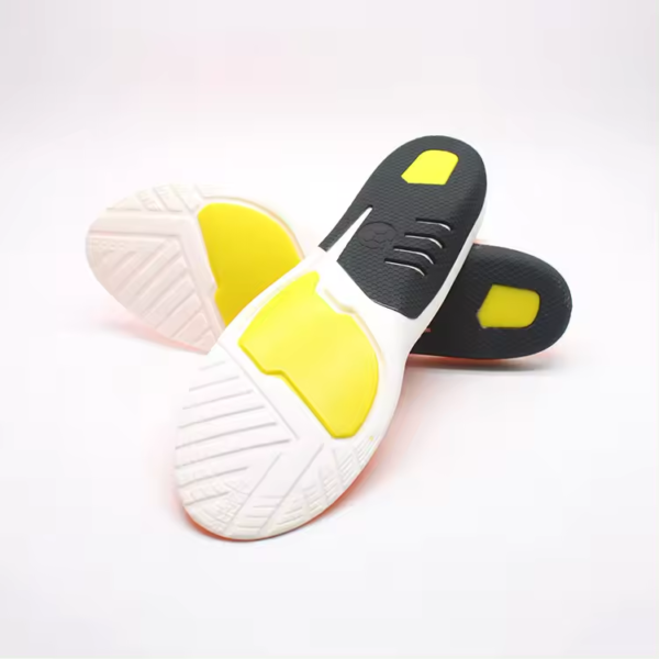 d54504388ab902fce434856fe27375b9 3 Layers Shock Absorption Sports Running Basketball PU Orthotic Plantar Fasciitis Arch Support Insoles